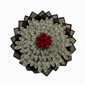 Classic Black Money Bouquet