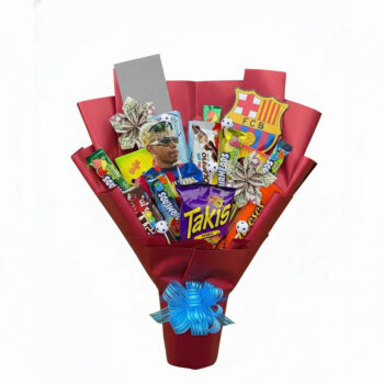 Young soccer Lover Candy bouquet